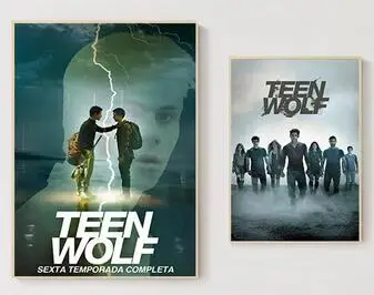 HUAMINGUKYYDS Poster Teen Wolf ; Esthétique De La Chambre, Peinture à L