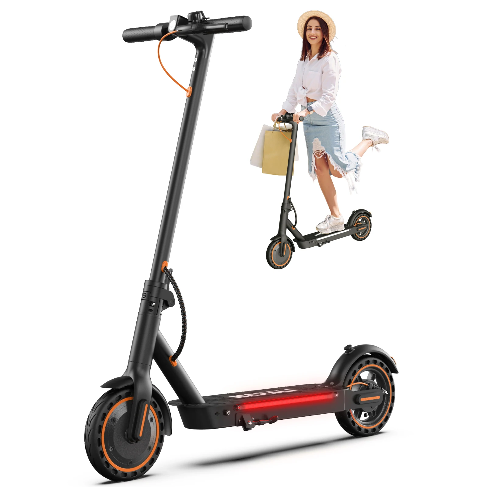 Electric Scooter for Adults – 550W Motor, 22MPH Top Speed, Foldable Design, Dual Suspension & Front/Rear Turn Signal Lights 1