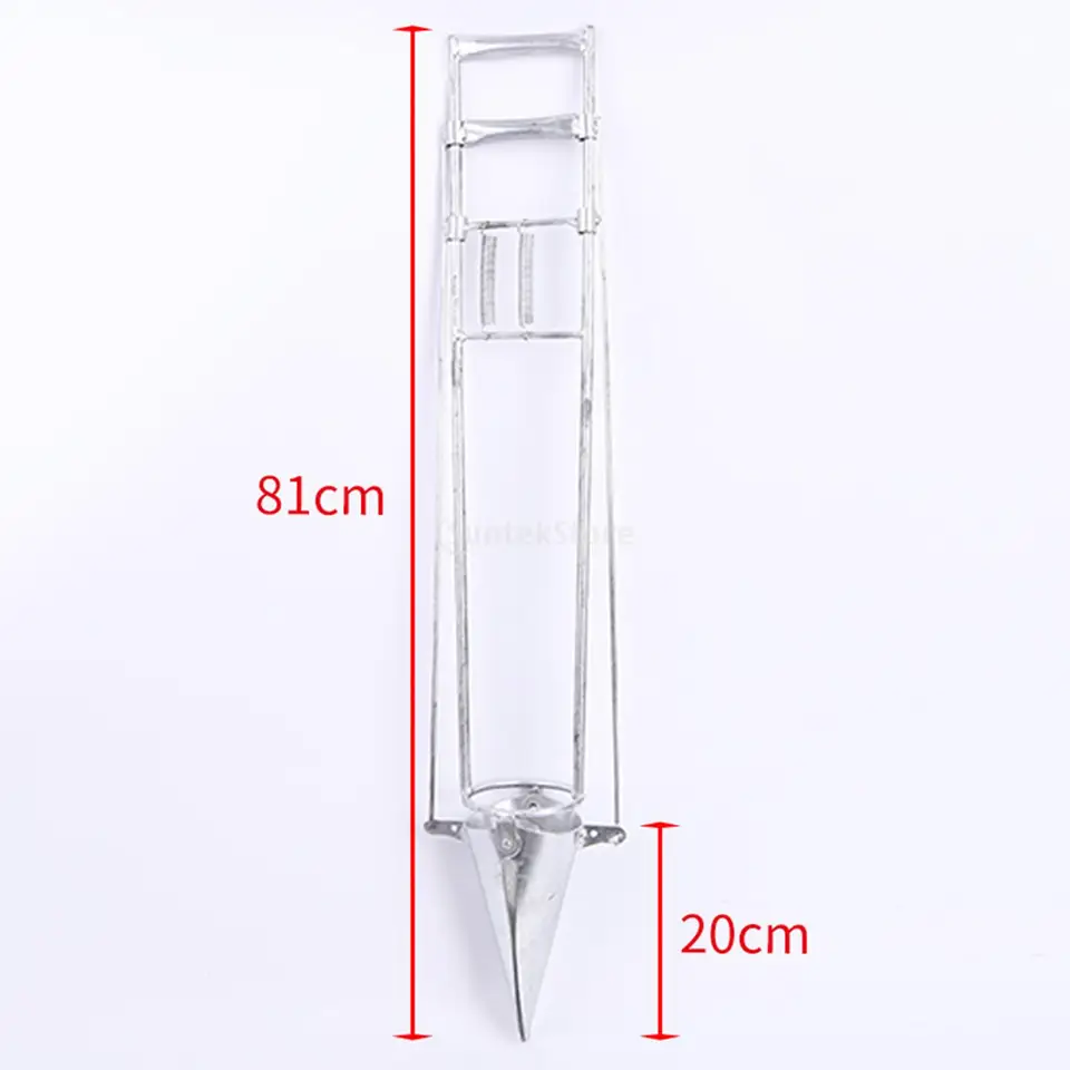 Piantatore Manuale A Forma Di T Per Bulbi E Semi – Trapiantatore In Plastica Resistente Con Scala Di Profondità, Per Giardino E Piante Grasse, 1 Pezzo