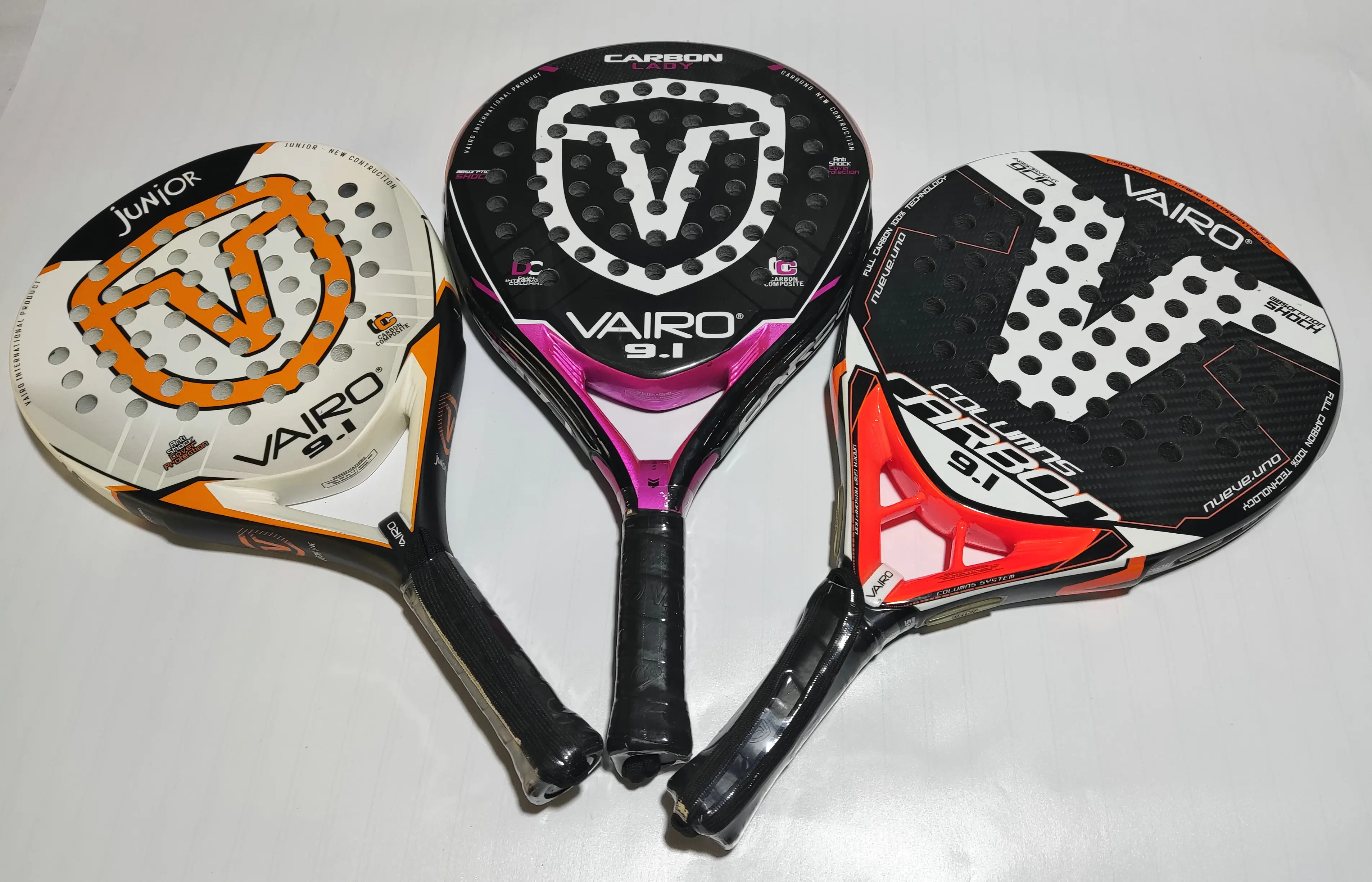 Professional Padel Vairo 8.1 Carbon Paddle Racket Eva Face Tennis Racket With Padel Racket Training Accessories - Tennis Accessories - AliExpress