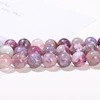 Natural Stone Beads Pink Tourmaline Round Loose Spacer Bead For Jewelry Making Diy Bracelet Necklace Accessories 15" Inch Strand 6
