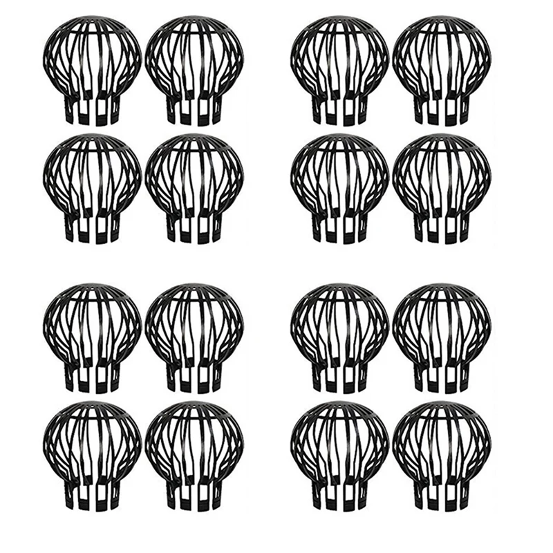 

16PCS Gutter Guard Downspouts Filter Strainer Preventing Leaf Debris Branches Roof Moss From Clogging The Pipes
