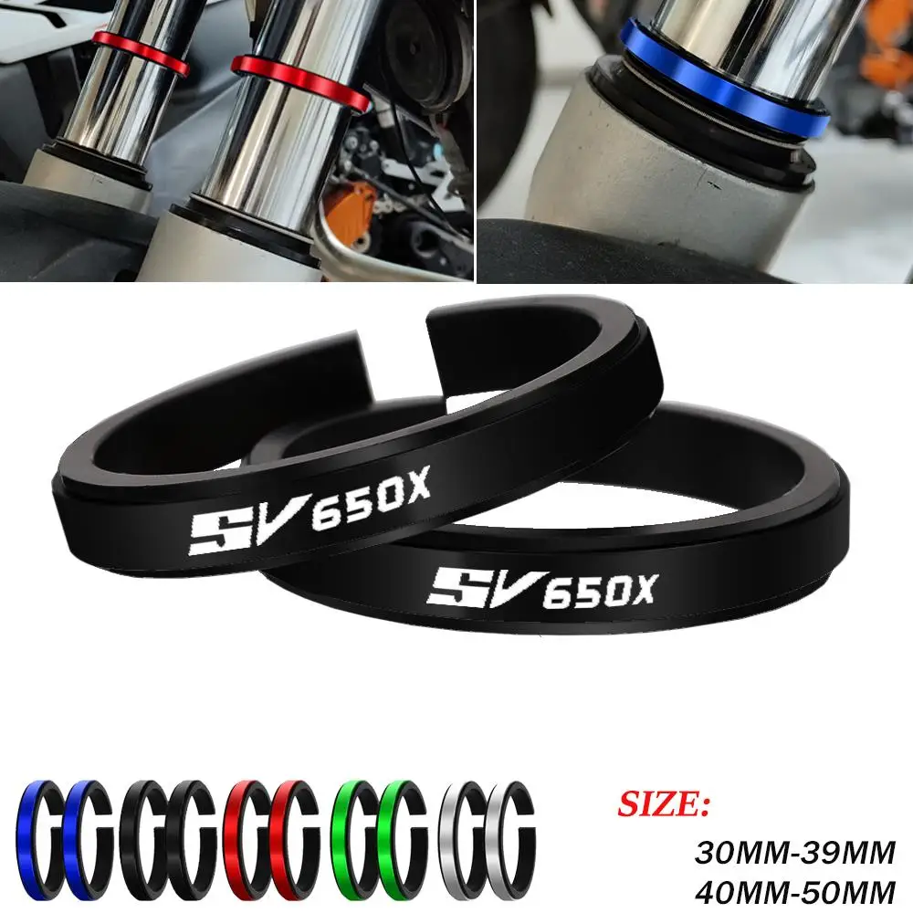 

Motorcycle Front Suspensions Shock Preload Absorber Auxiliary Adjustment Rings For SUZUKI SV650 SV650X SV 650 ABS SV 650X