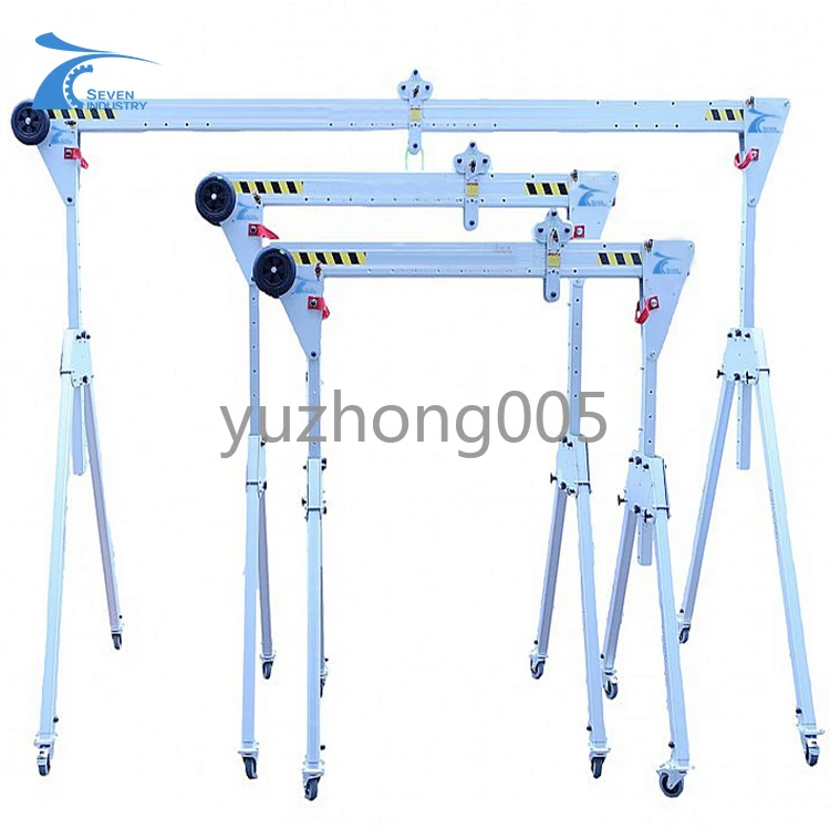 

500kg a girder portable light lift tool reliable and stable 1000kg Aluminum gantry crane from china