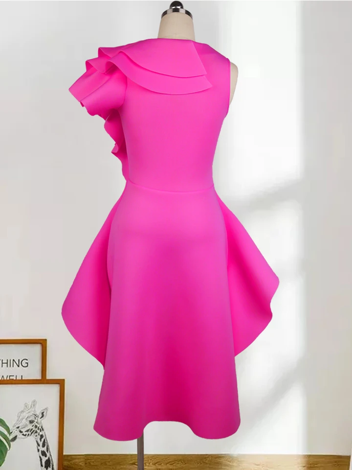 マダラニンゲン ワンピース/RUFFLES DRESS 痛く