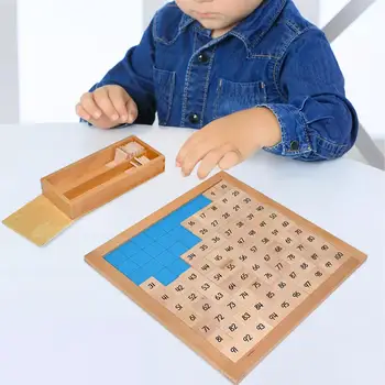 لوح رياضيات خشبي للأطفال