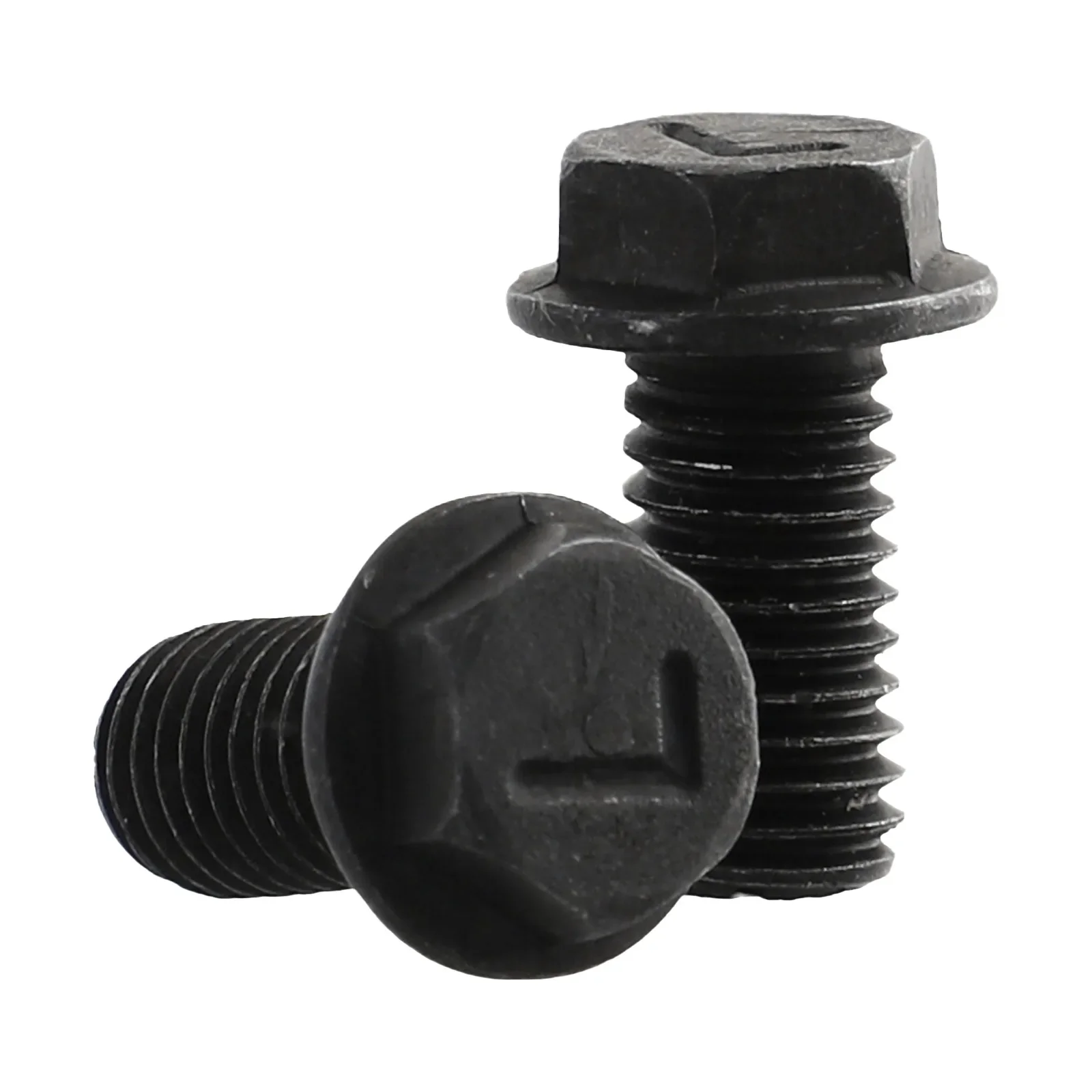 Long lasting and Easy to Use Set of 5 M8 x 18mm Left Hand Thread Hex Flange Saw Blade Screws for Cutting Machine