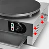 Commercial Electric Crepe Maker Pancake Machine 40cm Big Hotplate Non Stick Kitchen Tool 220V 3KW 6