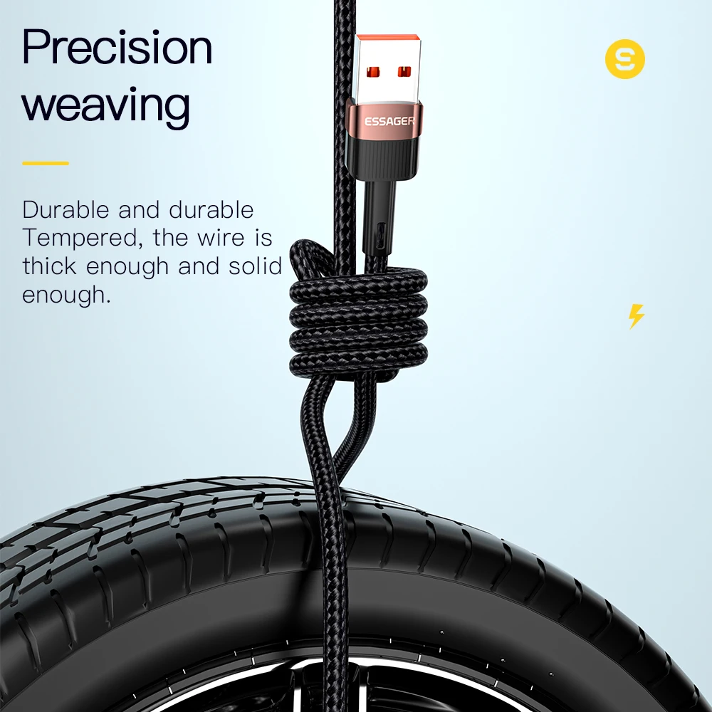 Essager 7A 100W USB Type-C Fast Charging Cable