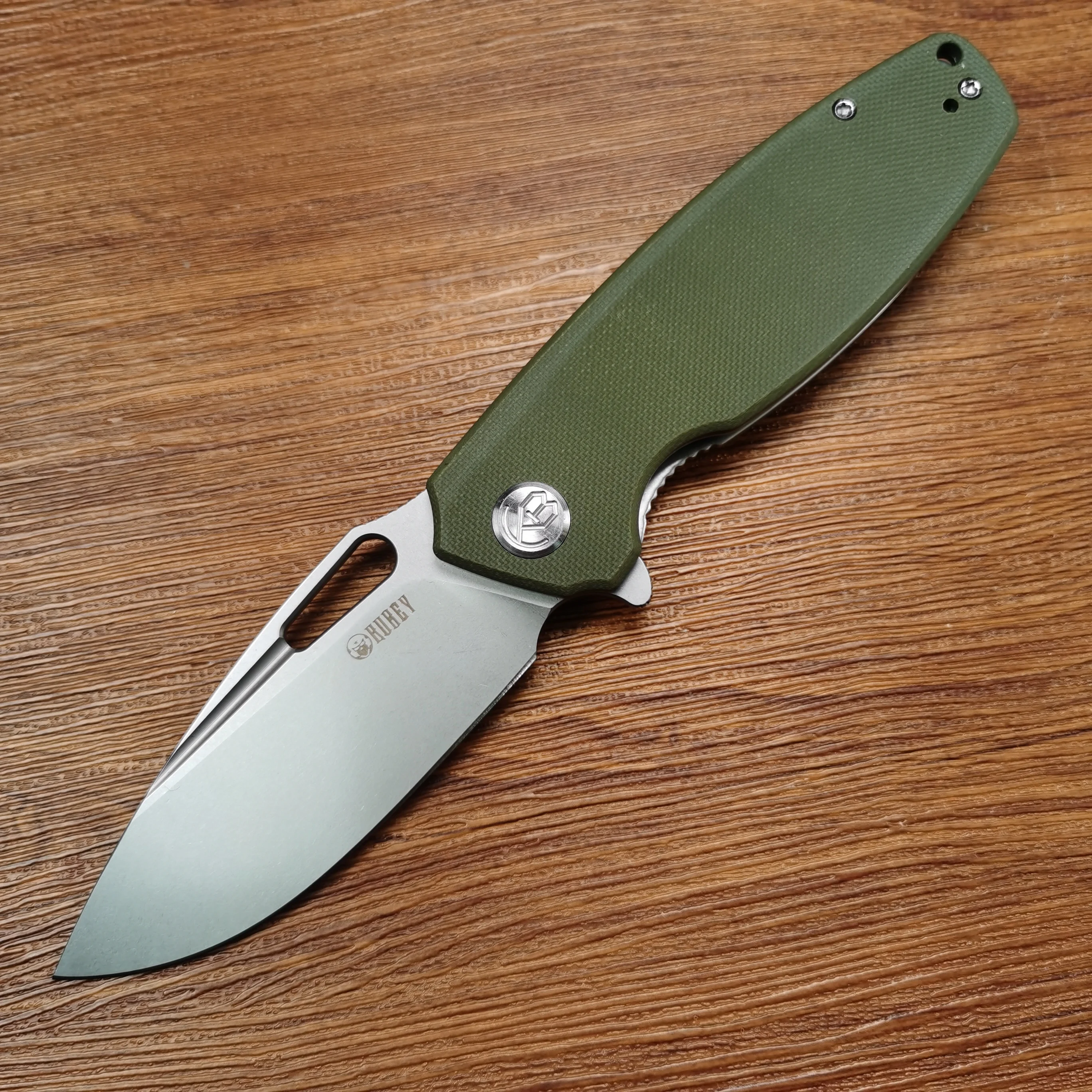 Kubey ku322 Folding knife 14c28n steel G10 Or Ultem Handle