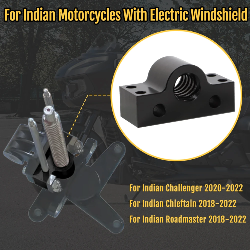 For Indian Chieftains and Roadmasters 2018-2022 Upgraded Windshield Motor Gear For Indian Motorcycles With Electric Windshield