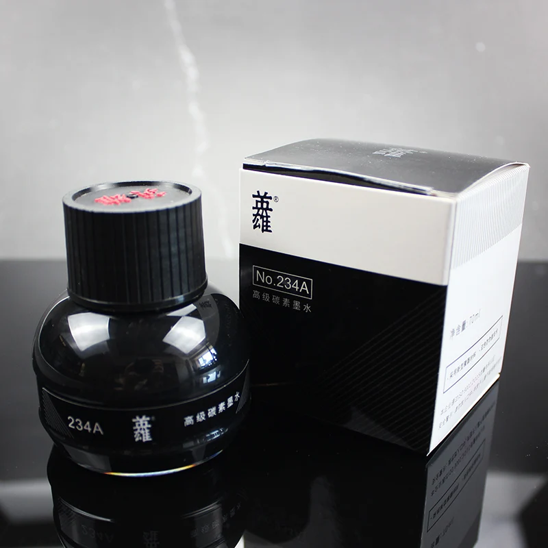 Hero Ink for Writing and Calligraphy - Black, Pure Blue, Red, Blue-Black, Non-Carbon Ink Supplies