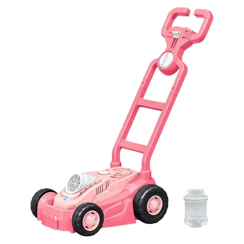 

Automatic Lawn Mower Bubble Machine Weeder Shape Toy Push Mower Interactive Outdoor Toys For Kids Children's Day Gift Boys