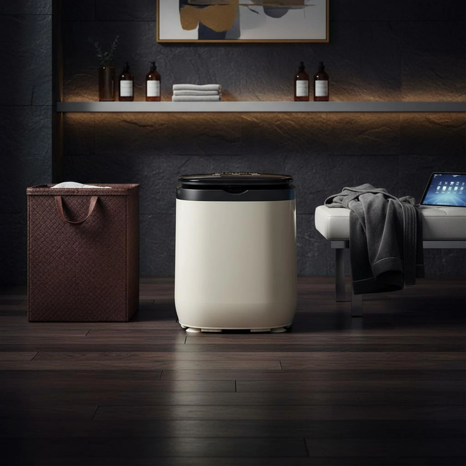 Mini Underwear Washing Machine Sterilization Automatic Wash and Dry Machine Sock Washer High Temperature Clean for Dormitory 5