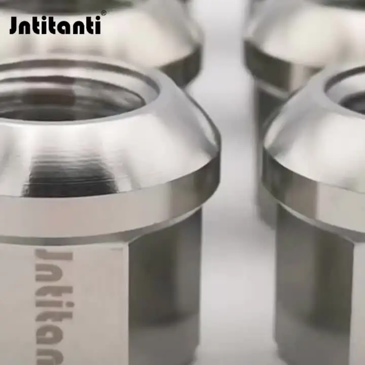 Jntitanti Gr5 титановые гайки для обода колеса Ti-6Al-4V M12/M14x1 5x21 мм колес шарового сиденья