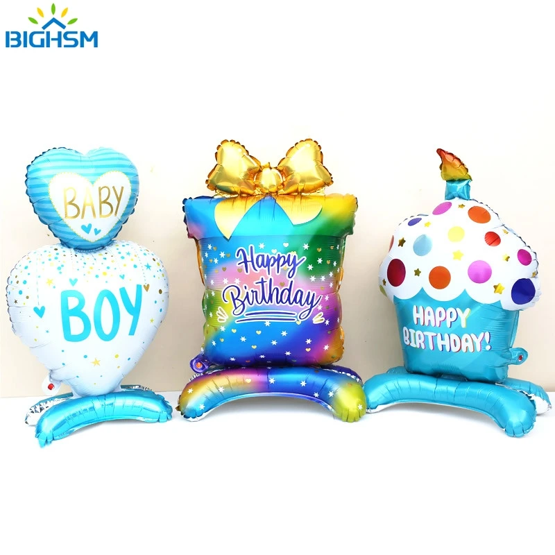 1 Pz Palloncini Di Buon Compleanno Decorazione Della Festa Di Compleanno Telefono Rocket Cioccolato Palloncini Con Pellicola Di Alluminio Decorazioni 