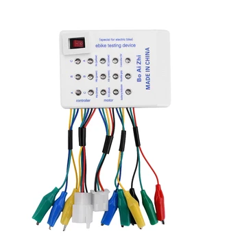 Tester per E-bike 24V/36V/48V/60V/72V, Dispositivo di Riparazione per Veicoli Elettrici, Rilevatore per Manutenzione Scooter, Controller Hall per Motore Brushless
