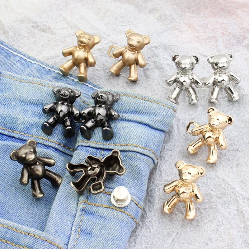 Wholesale SUPERFINDINGS 6 Sets 4 Sizes Adjustable Waist Buckle Extender Set  Jean Button Pins No Sewing Required Pant Waist Tightener Jeans Extender  Nail Free for Jeans Pants Skirt Supplies 