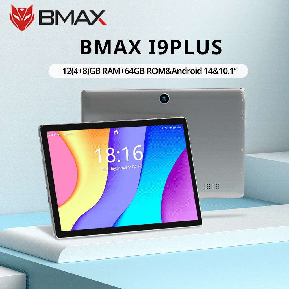 BMAX Android 11 タブレット 10.1インチ 摺り 4GB RAM+64
