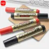 Large Capacity, Permanent Refillable Ink, Reusable Thick Nib, Black Ink Art Marker Pen, Suitable For Teaching And Conference Pen 1