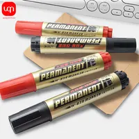 Large Capacity, Permanent Refillable Ink, Reusable Thick Nib, Black Ink Art Marker Pen, Suitable For Teaching And Conference Pen