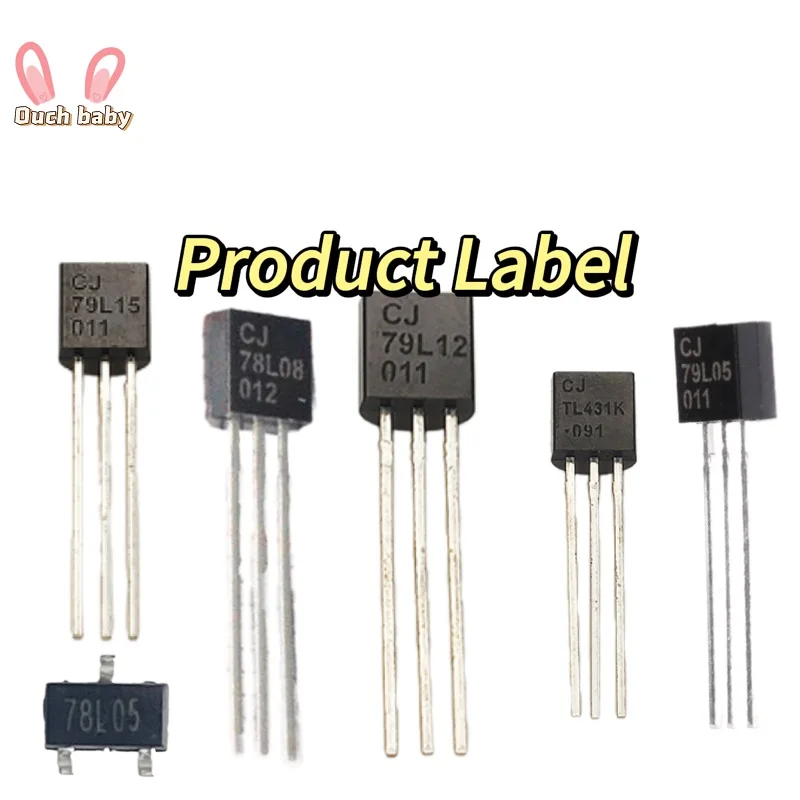 

10PCS Voltage Regulator Integrated Circuit TO-92 CJ78L05 CJ78L06 CJ78L08 CJ79L05 CJ79L12 CJ79L15 CJ431K
