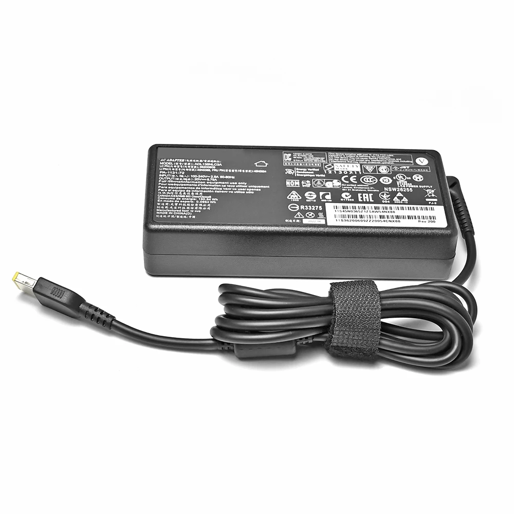 Laptop Adapter 135W 20V 6.75A USB Notebook Charger For Lenovo T440p Y50-70 R720 Y700 T540p P51 P52 S5 ADL135NLC3A Power Supply