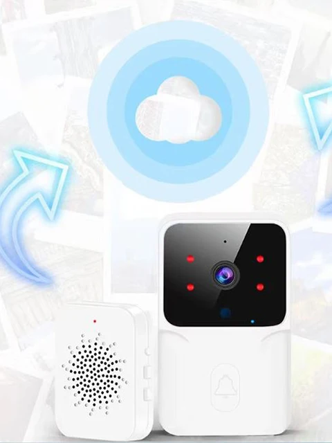 Rechargeable WiFi Video Doorbell, HD Night Vision, 1-to-1 Home Intercom 4