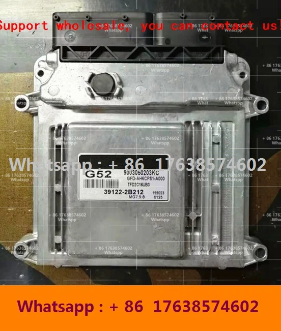 For Hyundai AT Kia Forte Rio Engine Computer Board/MG7.9.8 ECU/39100-26AB5 G2/39110-02EE5 6028/39122-2B212 G52/39123-2B700 0349