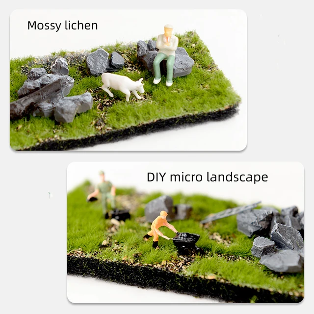Simulation moss landscape rockery turf plante artificielle lawn