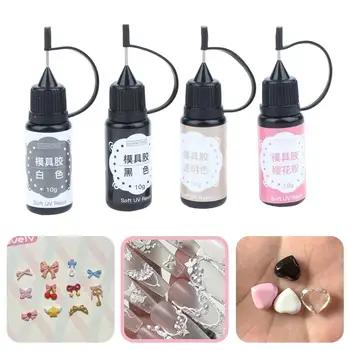 1 Pezzo 10g Strumento per Nail Art in Silicone per Creare Stampi per Unghie, Gel Intagliato per Stampi per Unghie, Gel UV, Colla Cristallina, Strumento per Stampi in Acrilico 3D