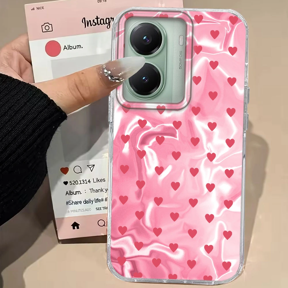 Colorful Love Heart Luxury Phone Case
