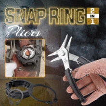 

Internal And External Circlip Pliers Retaining Ring Pliers Two-In-One Dual-Use Retaining Ring Pliers For Repair Tool