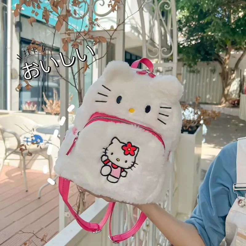 

Рюкзак для девочек TAKARA TOMY с рисунком Hello Kitty, маленький плюшевый рюкзак