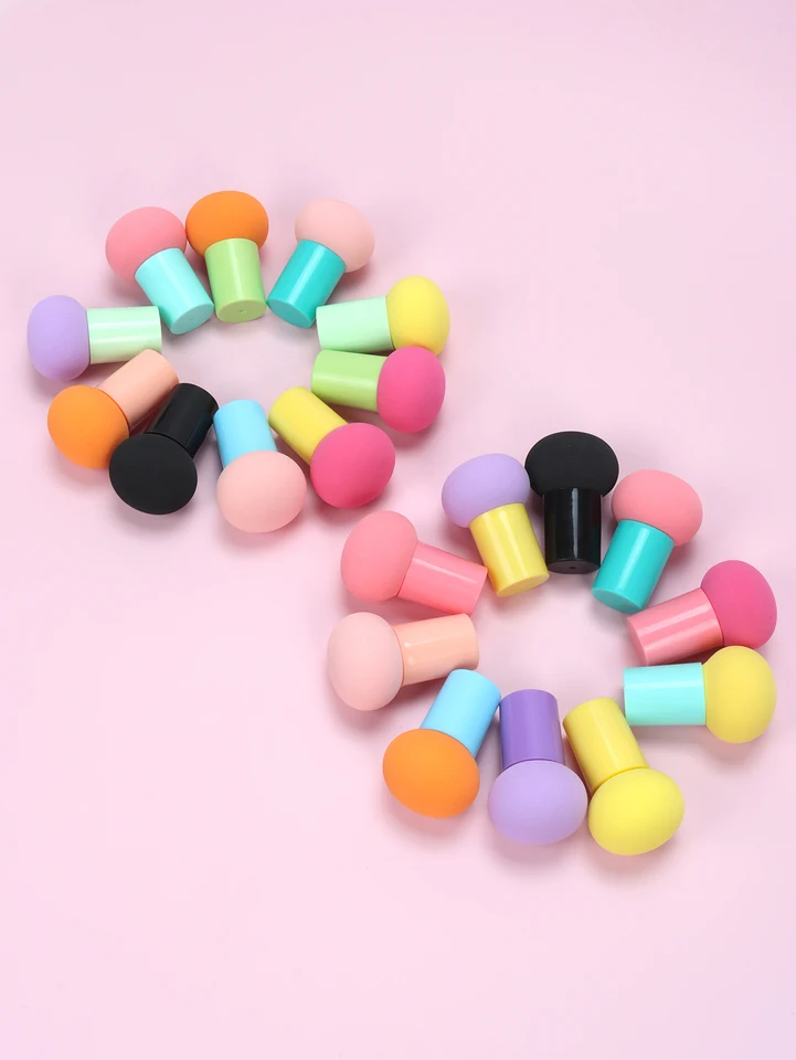 Portable Mushroom Head Cleaning Sponge Set