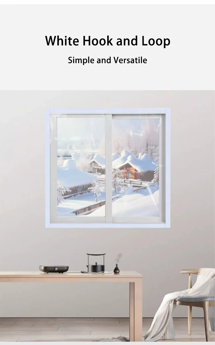 Description Picture 4 of item1-Pack EVA Transparent Window Insulation Film - Double-Layer Thermal Protection, Windproof & Dustproof, Easy DIY Installation