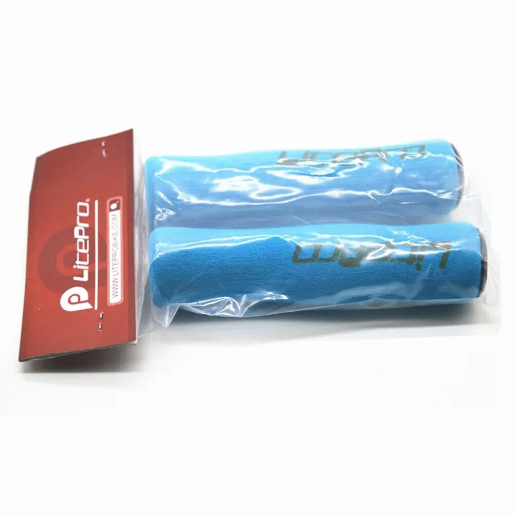 Bicycle handlebar grips bicycle accessories bike handlebar grips bike handle grips Liteproelite mountain road bike handlebar sponge grips 22.2mm handle bar comfortable grip for folding bicycle parts