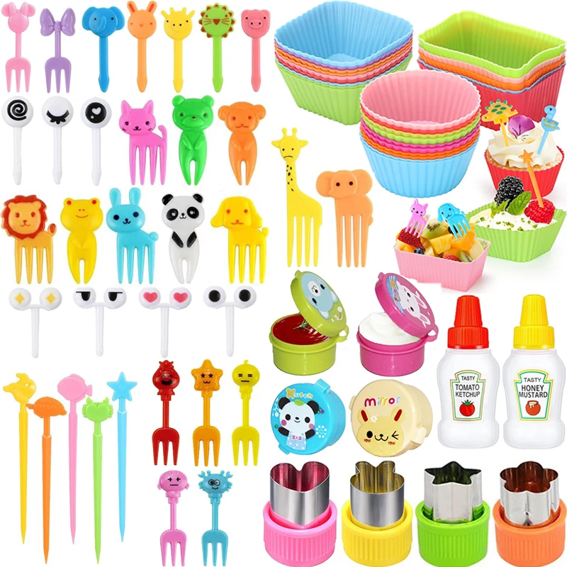Cute Animal Food Picks Set 1