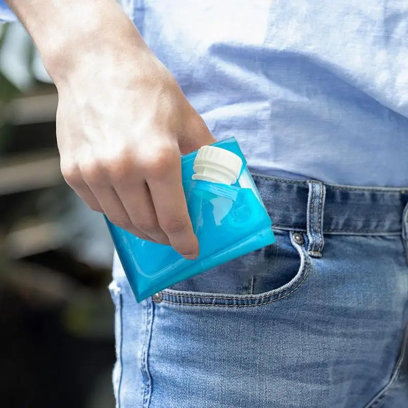5L/10L Reusable Ice Bags Dry Freezer Packs With Spigot Large Capacity Ice Bath Freezer Bag For Camping Hiking Drinks Water Bags