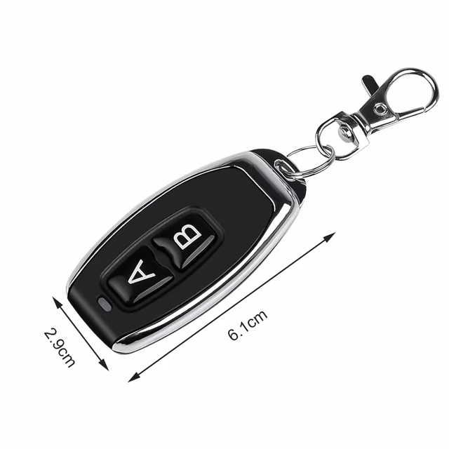 10pcs 433Mhz Wireless Remote Control Copy 2 Keys Cloning Duplicator for Long Distance Learning Electric Garage Door Controller 6