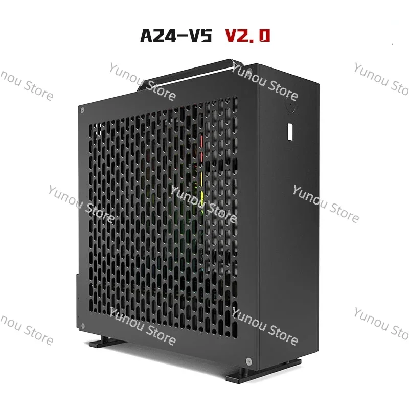 

A24-V5 2,0, два слота, один дисплей 1u Power Itx, шасси с двойной снятием фаски для