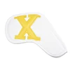 4-9ASPX Thickened PU Golf Club Head Protective Cover With Numbers For Easy Identification Scratch Resistant 10-Piece Set 4