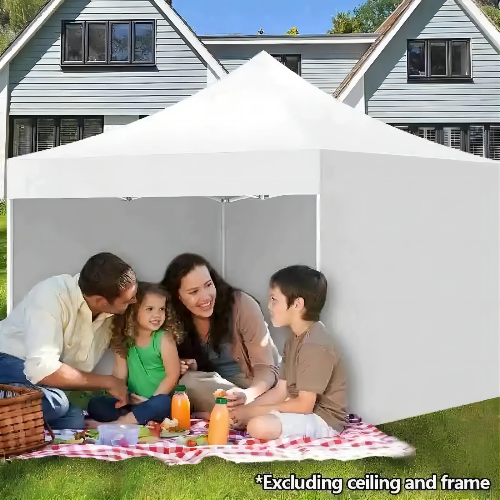 Garden Shade Top Oxford Cloth Outdoor Portable Without Canopy Top Frame Shade 3*2m Tent Shelter Waterproof Shelter Side Tents