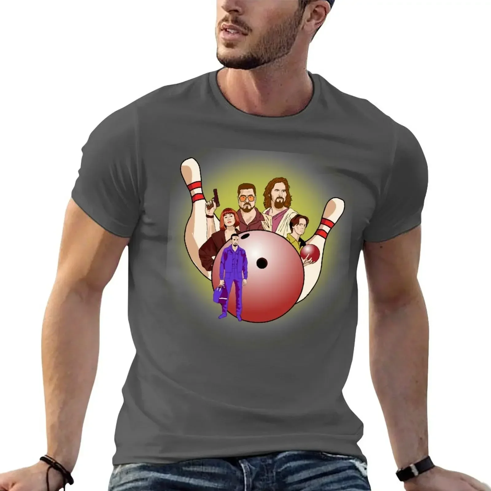 Bello, Forza Al Bowling. T-Shirt Abbigliamento Estetico Ad Asciugatura Rapida Customizeds Abbigliamento Uomo
