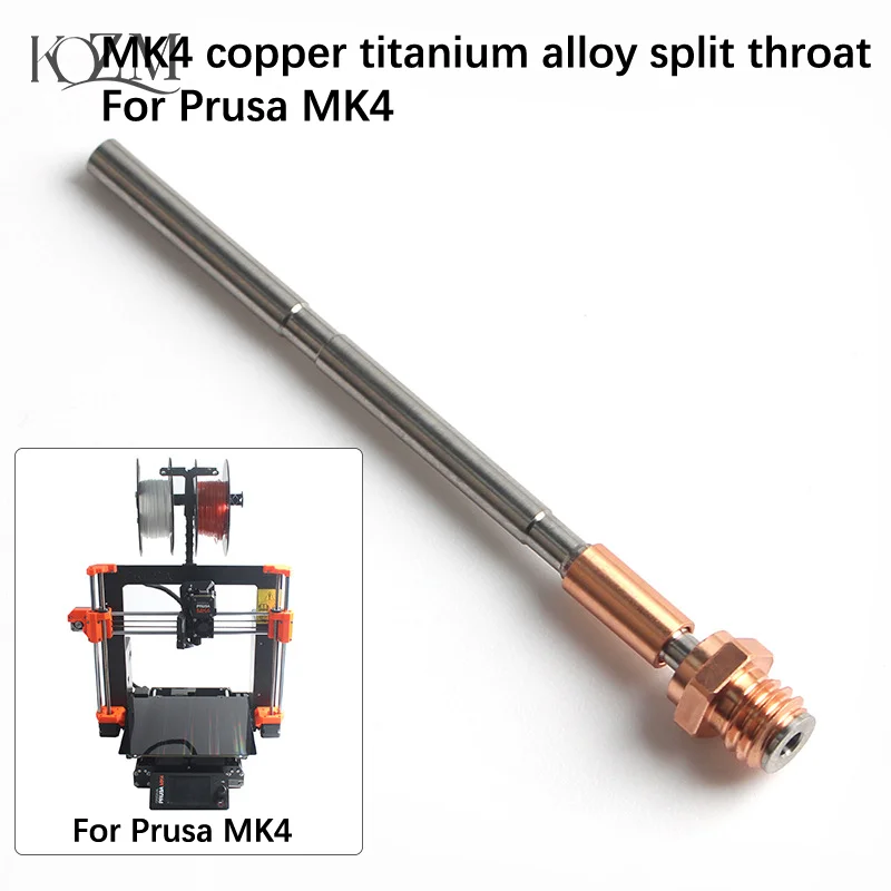 Adattatore Heatbreak In Lega Di Titanio Per Prusa Mk4 / Xl Nextruder Heaterblock Zs V6 Ugello Standard / Plus 0.4Mm