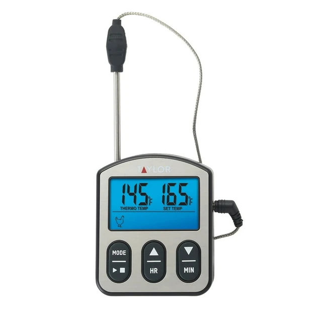 Taylor Pro Programmble Thermometer with Probe and Timer