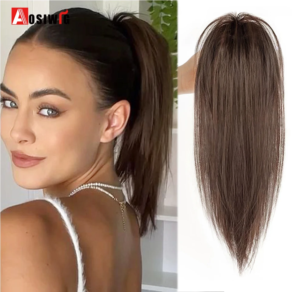 

Synthetic 13inch Claw Clip On Ponytail Hair Extension Ponytail Extension Hair For Women Waterfall Half Tie Straight Curly Prince