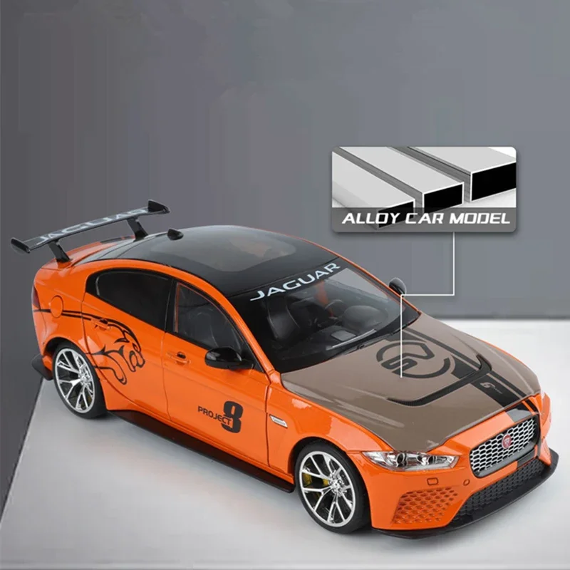 Large Size 1/18 Jaguar XE SV Project 8 SUV Alloy Sports Car Model