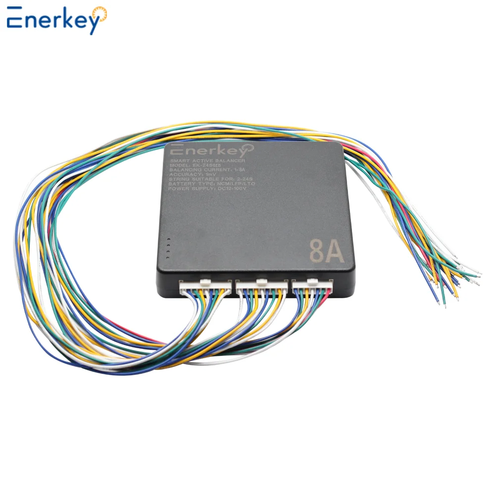 Enerkey EK-24S8EB 1A8A, 2S-24S스마트 액티브 밸런스, 리튬 이온, Lifepo, LTO 배터리, 액티브 이퀄라이제이션,