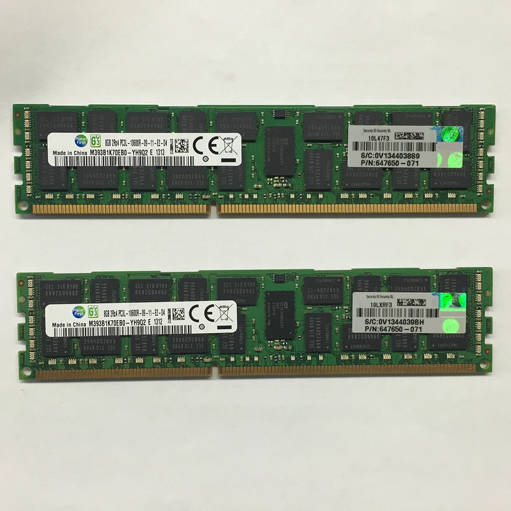1Pcs RAM 647897-B21 647650-071 686068-001 For HP 8G 8GB 2RX4 PC3L DDR3L 1333 10600R 6 1Pcs RAM 647897-B21 647650-071 686068-001 For HP 8G 8GB 2RX4 PC3L DDR3L 1333 10600R - Image 4